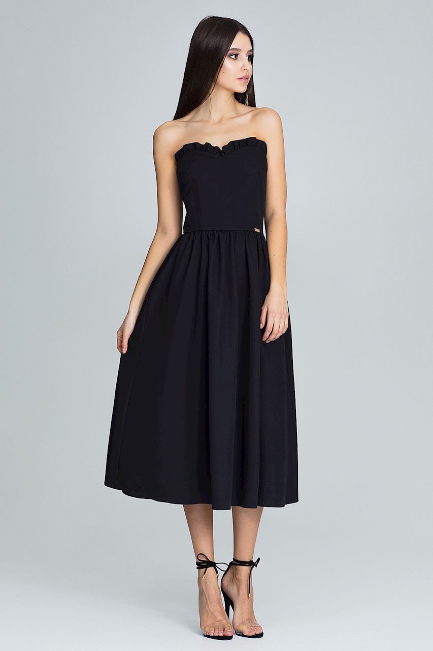 Moda Sukienki Gorsetowe sukienki Esprit Sukienka gorsetowa czarny-kremowy Elegancki 