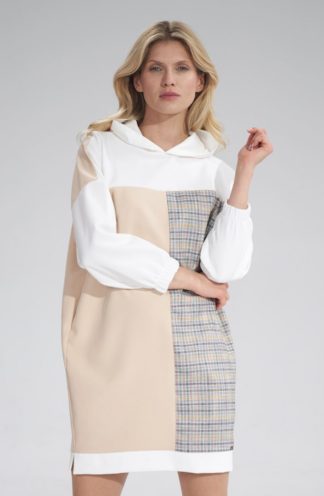 Wzorzysta bluza z długimi rękawami wzór 121